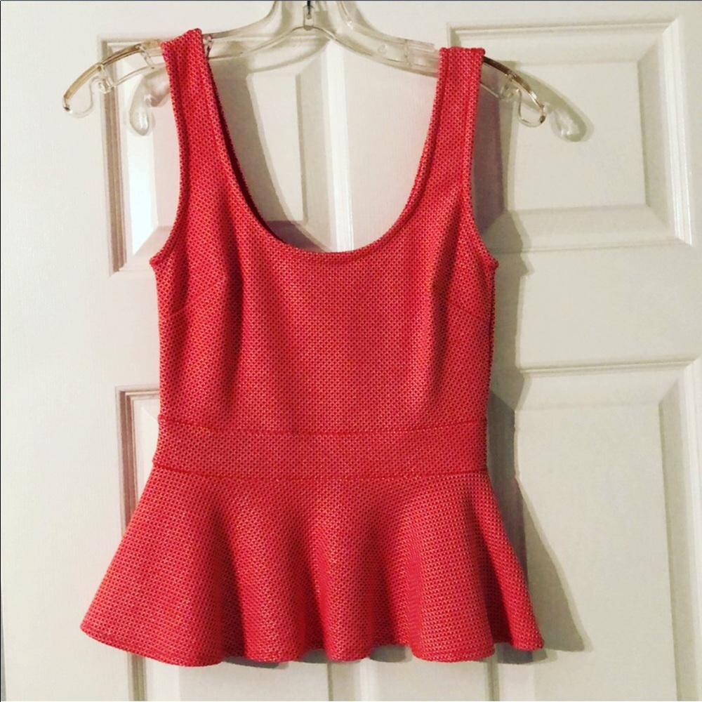Bebe peplum top